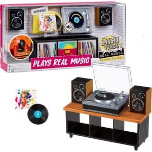 MGA's Miniverse Real Vinyl Playable Music Record Player NEW IN HAND